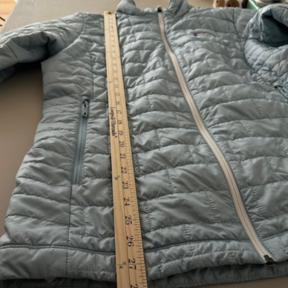 Patagonia Womens Nano Puff Quilted Full Zip Primaloft Lightweight Jacket Blue XL - Picture 8 of 12
